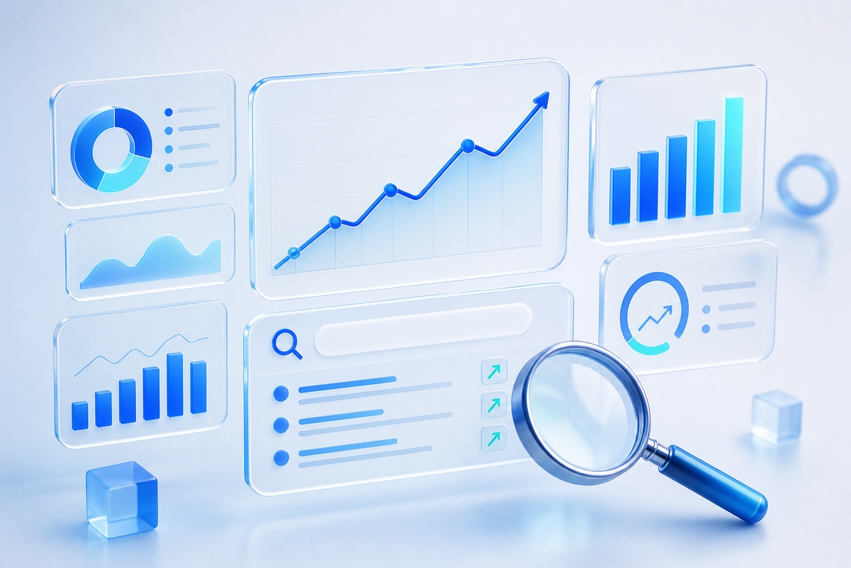 SEO and analytics dashboard